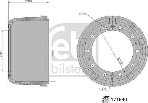 Febi Bilstein 171690 - Jarrurumpu inparts.fi