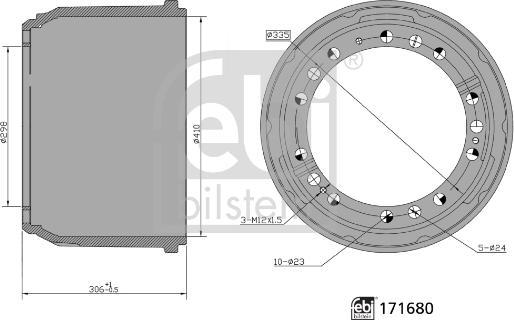 Febi Bilstein 171680 - Jarrurumpu inparts.fi