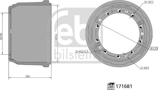 Febi Bilstein 171681 - Jarrurumpu inparts.fi