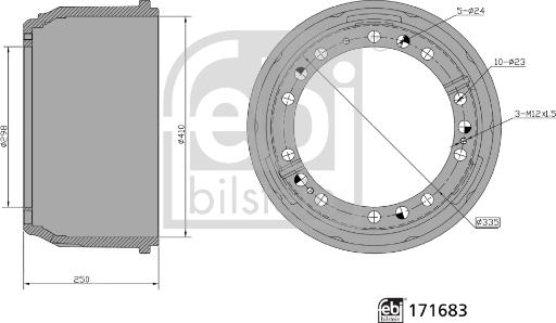 Febi Bilstein 171683 - Jarrurumpu inparts.fi