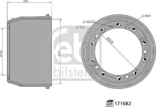 Febi Bilstein 171682 - Jarrurumpu inparts.fi