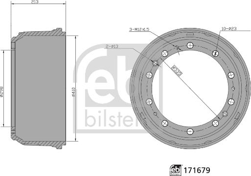 Febi Bilstein 171679 - Jarrurumpu inparts.fi