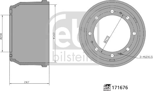 Febi Bilstein 171676 - Jarrurumpu inparts.fi