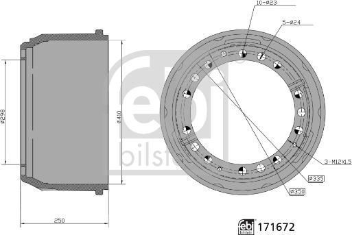 Febi Bilstein 171672 - Jarrurumpu inparts.fi