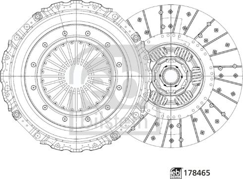 Febi Bilstein 178465 - Kytkinpaketti inparts.fi