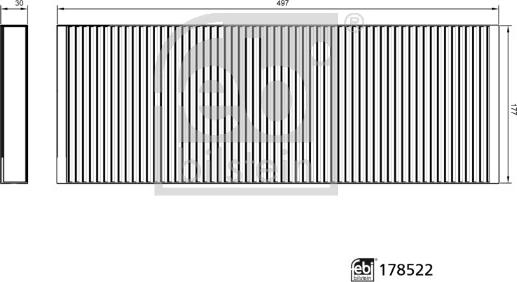 Febi Bilstein 178522 - Suodatin, sisäilma inparts.fi