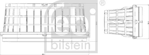 Febi Bilstein 173491 - Ilmansuodatin inparts.fi