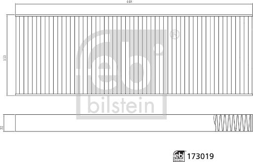 Febi Bilstein 173019 - Suodatin, sisäilma inparts.fi