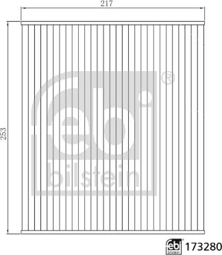 Febi Bilstein 173280 - Suodatin, sisäilma inparts.fi