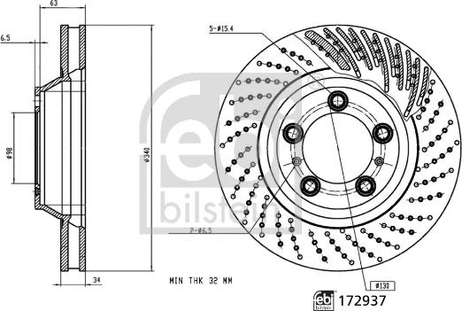 Febi Bilstein 172937 - Jarrulevy inparts.fi