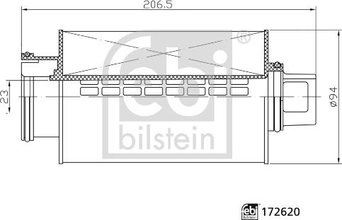 Febi Bilstein 172620 - Suodatin, kampikammiotuuletus inparts.fi