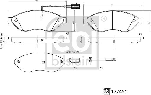 Febi Bilstein 177451 - Jarrupala, levyjarru inparts.fi