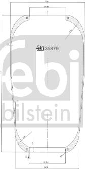 Febi Bilstein 35879 - Metallipalje, ilmajousitus inparts.fi