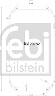 Febi Bilstein 20782 - Metallipalje, ilmajousitus inparts.fi