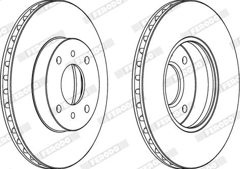 Ferodo DDF959X - Jarrulevy inparts.fi