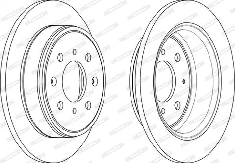 Ferodo DDF950C - Jarrulevy inparts.fi