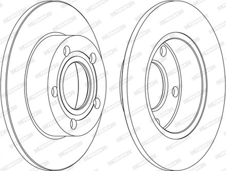 Ferodo DDF952C - Jarrulevy inparts.fi