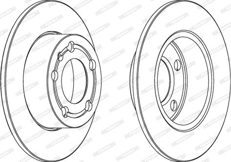 Ferodo DDF929C - Jarrulevy inparts.fi