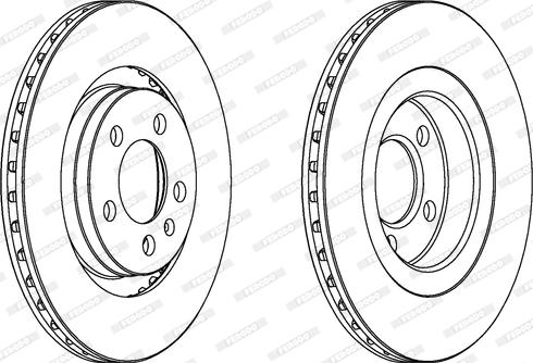 Ferodo DDF928C - Jarrulevy inparts.fi