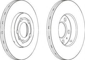 Ferodo DDF927C-1 - Jarrulevy inparts.fi