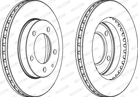 Ferodo DDF496C - Jarrulevy inparts.fi