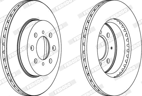 Ferodo DDF492X - Jarrulevy inparts.fi