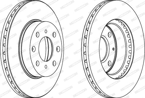 Ferodo DDF447C - Jarrulevy inparts.fi