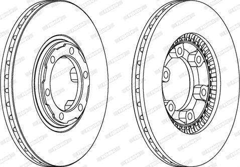 Ferodo DDF459 - Jarrulevy inparts.fi