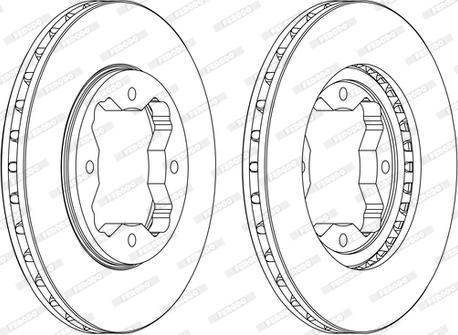 Ferodo DDF450C - Jarrulevy inparts.fi