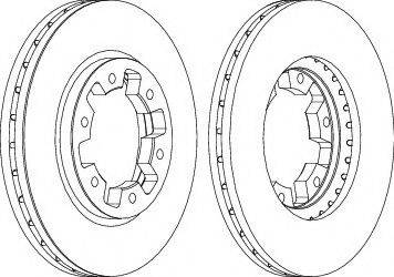 Ferodo DDF464-1 - Jarrulevy inparts.fi