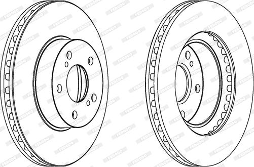 Ferodo DDF485C - Jarrulevy inparts.fi