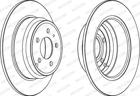 Ferodo DDF552C - Jarrulevy inparts.fi