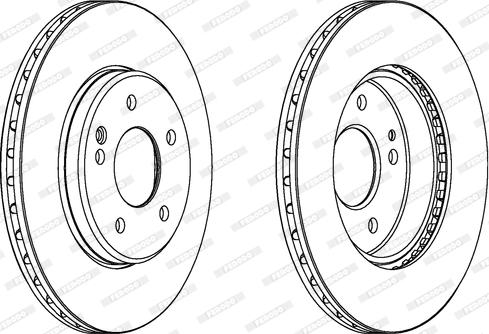 Ferodo DDF588C - Jarrulevy inparts.fi