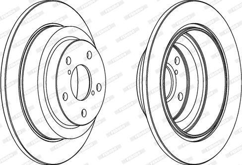 Ferodo DDF678C - Jarrulevy inparts.fi