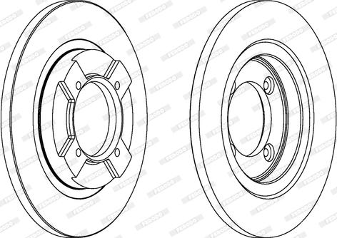 Kavo Parts BR-6708-C - Jarrulevy inparts.fi