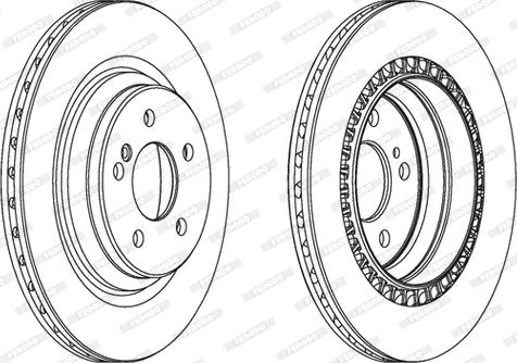 Ferodo DDF1906C - Jarrulevy inparts.fi