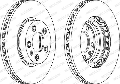 Ferodo DDF1591RC-1 - Jarrulevy inparts.fi