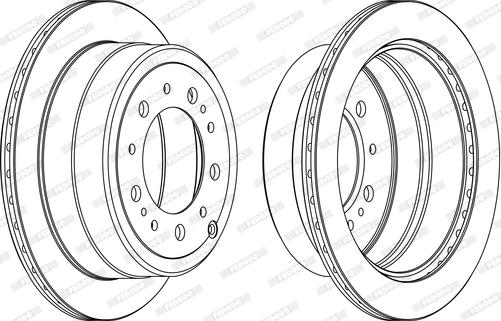 Ferodo DDF1597C-1-D - Jarrulevy inparts.fi