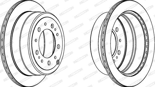 Ferodo DDF1597C-1 - Jarrulevy inparts.fi