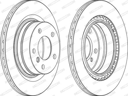 Ferodo DDF1549C-D - Jarrulevy inparts.fi