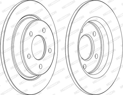 Ferodo DDF1546C - Jarrulevy inparts.fi