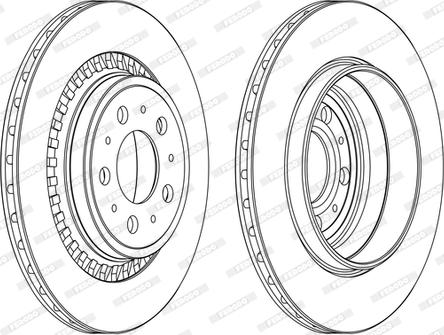 Ferodo DDF1551C-D - Jarrulevy inparts.fi