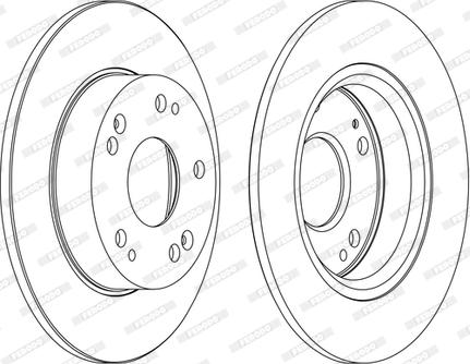 Ferodo DDF1558C-1-D - Jarrulevy inparts.fi