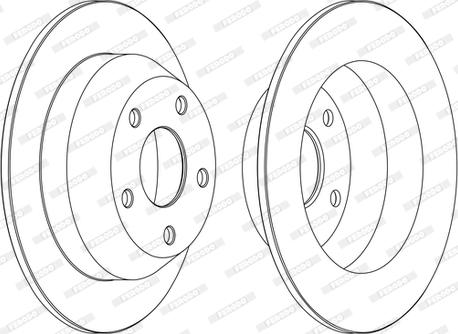 Ferodo DDF1553C - Jarrulevy inparts.fi