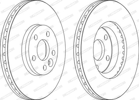 Ferodo DDF1567C-D - Jarrulevy inparts.fi