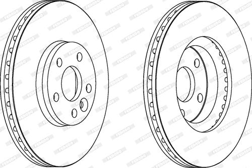 Ferodo DDF1567C - Jarrulevy inparts.fi