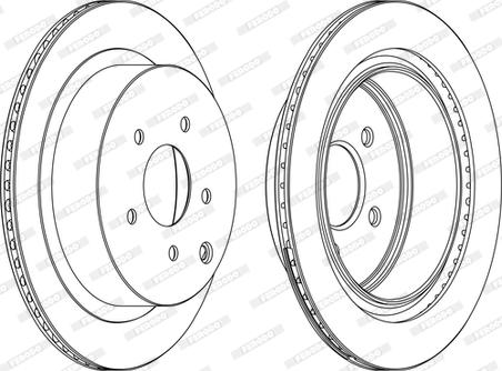 Ferodo DDF1506C - Jarrulevy inparts.fi