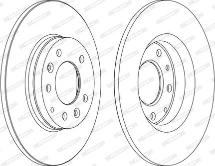 Ferodo DDF1500C-D - Jarrulevy inparts.fi