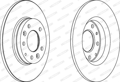 Ferodo DDF1500C - Jarrulevy inparts.fi