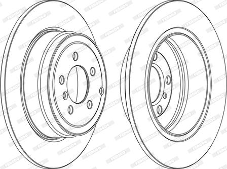 Ferodo DDF1518C-1-D - Jarrulevy inparts.fi